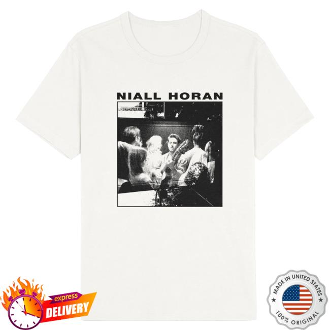 Official Niall Horan Merch Store The Show Photo White Popover Shirt Niall Horan Clothing Shop