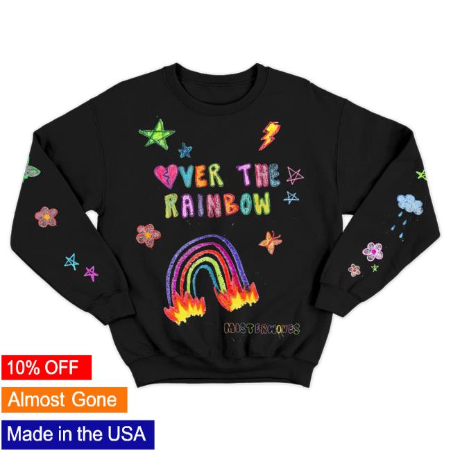 Official MisterWives Merch Store MisterWives Over The Rainbow Black Sweatshirts