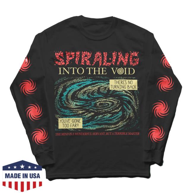 Official Wizardofbarge Merch Into The Void Long Sleeve Tee