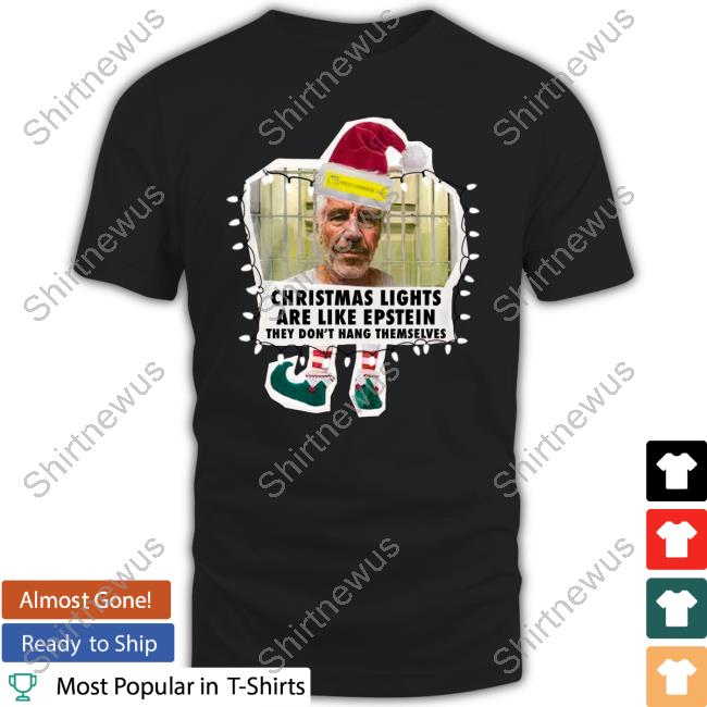 Luke Rudkowski Christmas Lights Are Like Epstein They Don't Hang Themselves Hoodie