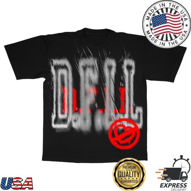 Don't Fall in Love Fest Dfil - Black S/S Tshirt Complex Merch Store Official