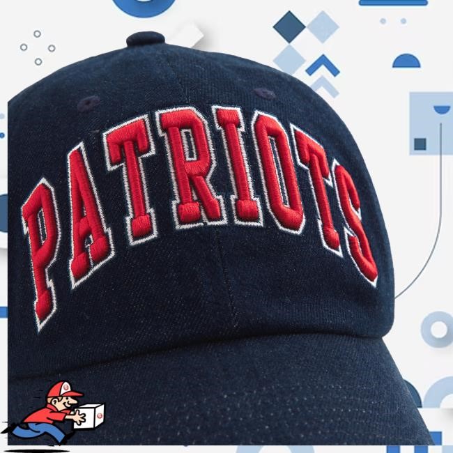 Official Abercrombie And Fitch Apparel Clothing Merch New England Patriots '47 Clean-Up Cap NFL by Abercrombie