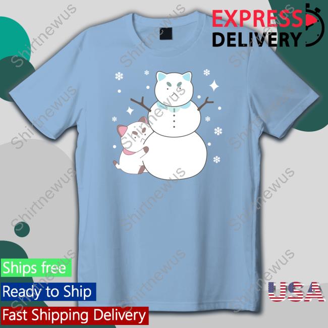 Official Bee And Puppycat Merch Snowman Hoodie