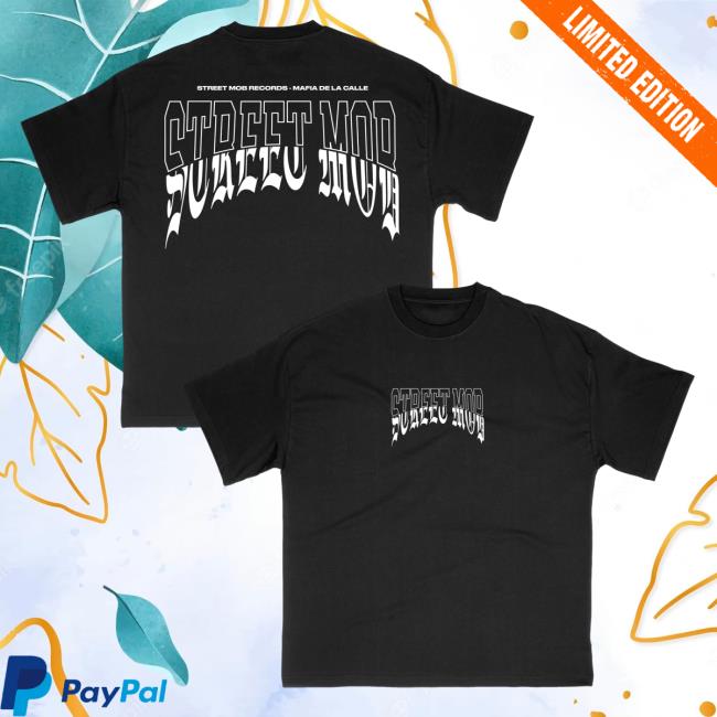 Street Mob Records Street Mob Old English - Black Tees