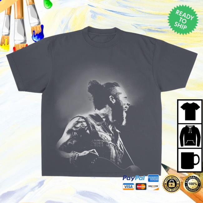 Official Brandon Lake Merch Store Tear Off The Roof Tour T Shirt - Faded Indigo Brandon Lake Apparel Clothing Shop Brandonlake