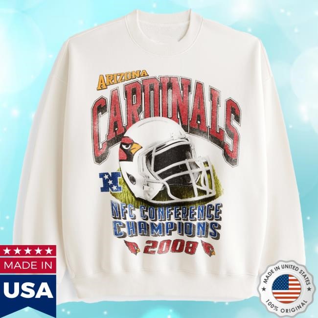 Official Abercrombie And Fitch Apparel Arizona Cardinals Graphic Crewneck NFL by Abercrombie