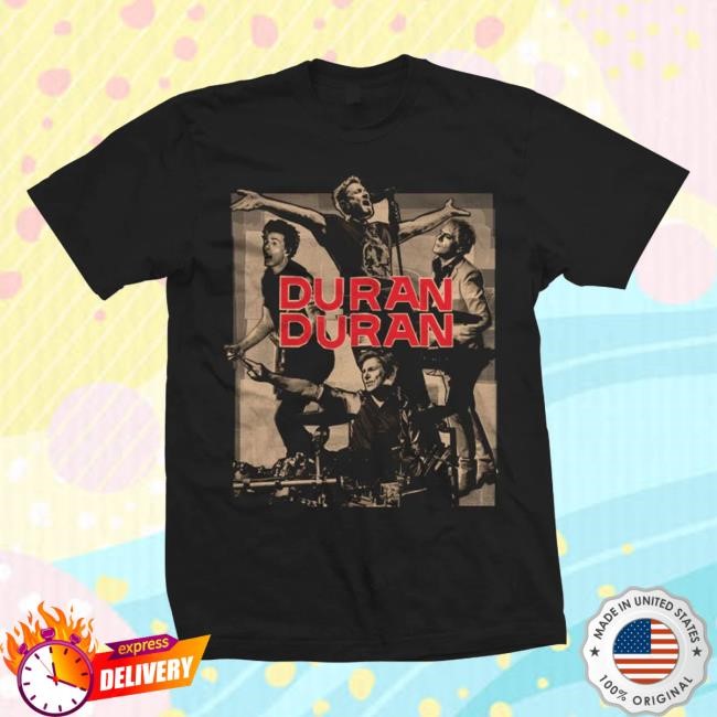 Duran Duran Black Euro 25 Tee