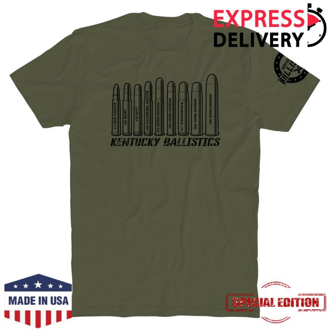 Official Kentucky Ballistics Merch Elephant Bullets Top Shirt Kentucky Ballistics Clothing Shop