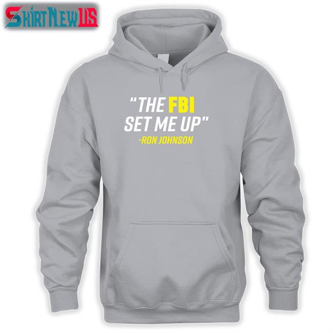 Mandela Barnes Store Ron Johnson The FBI Set Me Up V Neck T Shirt