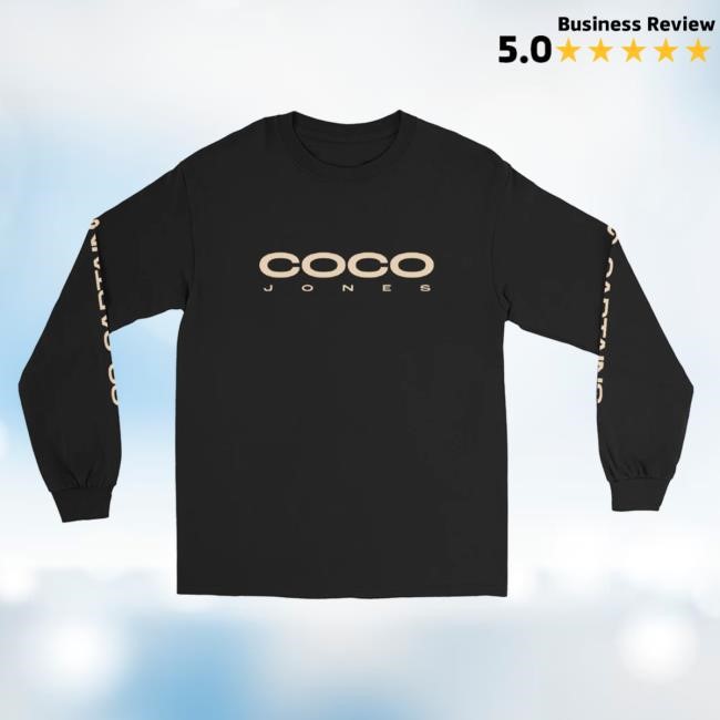 Coco Jones Official Shop Store Double Back Black Long Sleeve Tee - Coco Jones
