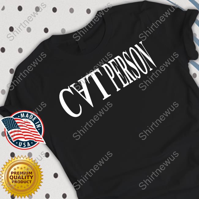 Official Cat Person Tee Shirt