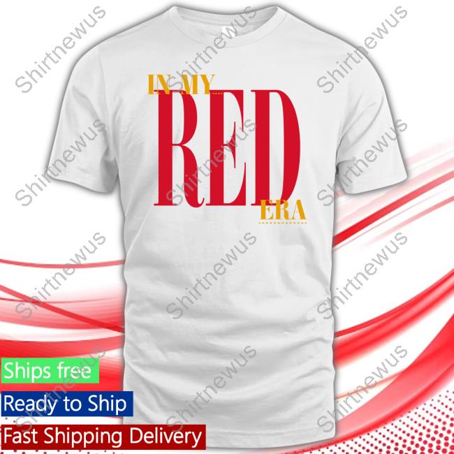 Official Taylor Swift In My Red Era Tee Shirt