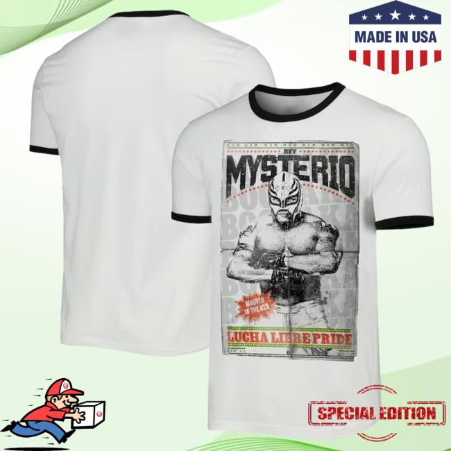 Wwe Rey Mysterio Lucha Libre Pride Ringer New Tee