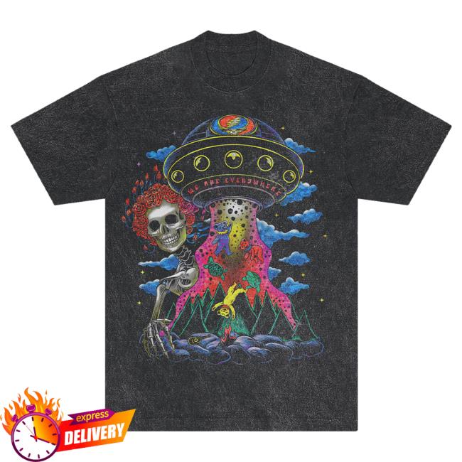 Official Grateful Dead Merch Store Ufo Mineral Wash Popover Shirt GratefulDead Shop
