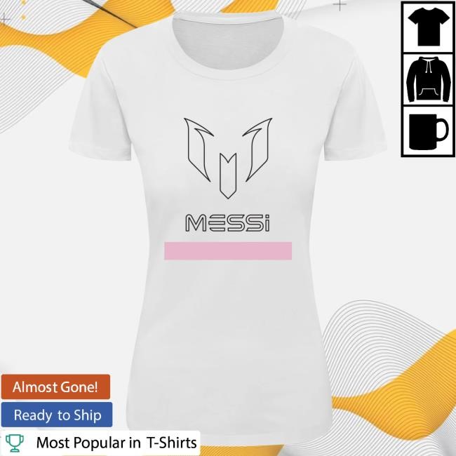 Official Messi Merch Store Lionel Messi Meet Me In Miami Outline Logo Ss T-Shirts Messi Clothing Shop