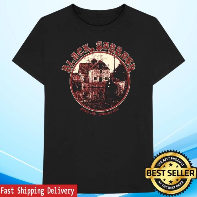 Friday February 13 1970 Debut Album Short Sleeve Tee - Black Sabbath Official Store