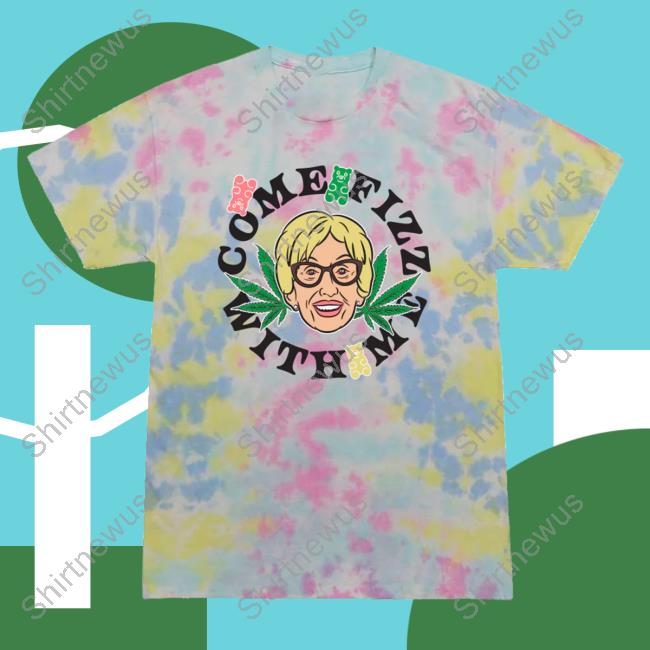 Official Ymh Studios Come Fizz With Me Tie Dye Tee Shirt Ymhstudios