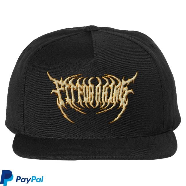Fit For A King Embroidered Snapback - Black Cap