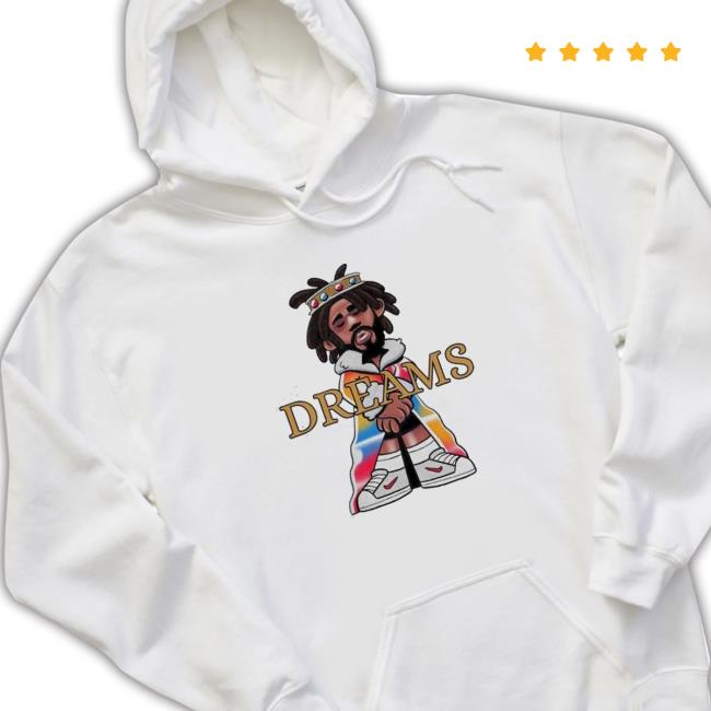 J Cole Dreams Art 2022 Long Sleeve T Shirt Official J Cole Dreams Art 2022 T-Shirt