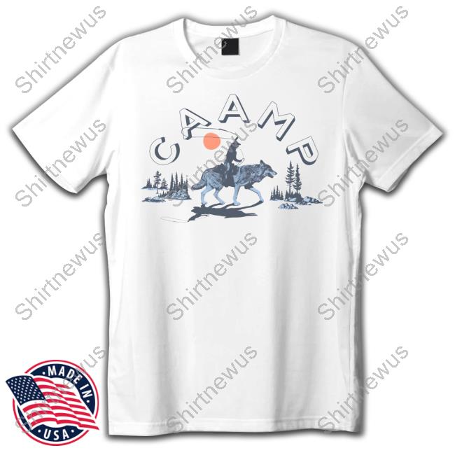 Official Caamp Riding Wolf Tee Shirt