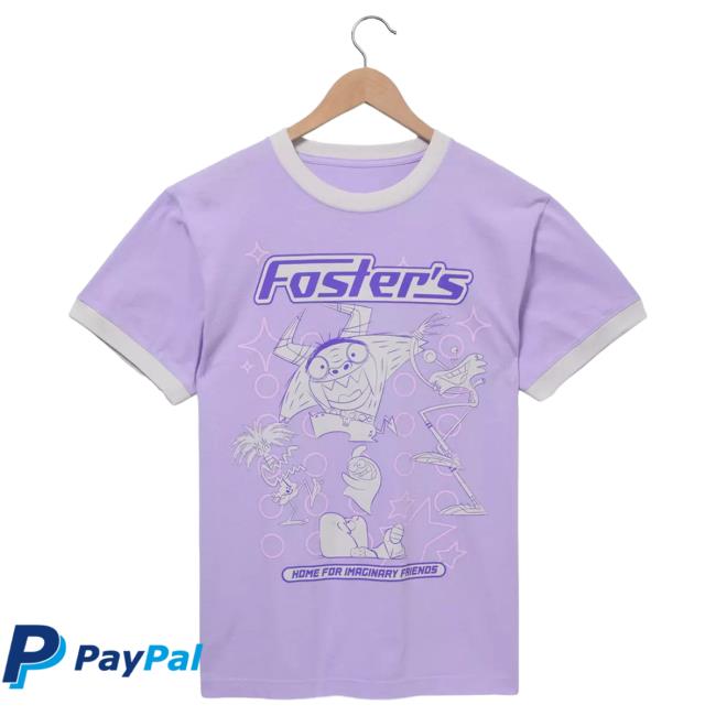 Official Box Lunch Merch Store BoxLunch x Cartoon Network Foster's Home For Imaginary Friends Tonal Portrait Ringer Hot Shirt Box lunch Clothing Shop