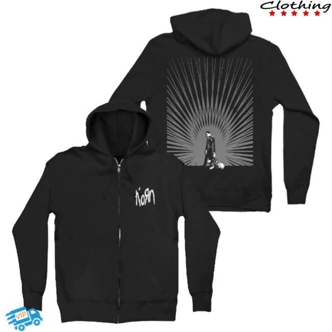 Official Korn Clothing Store Shop Merch Korn Serenity Athletic Zip Up Hoodies