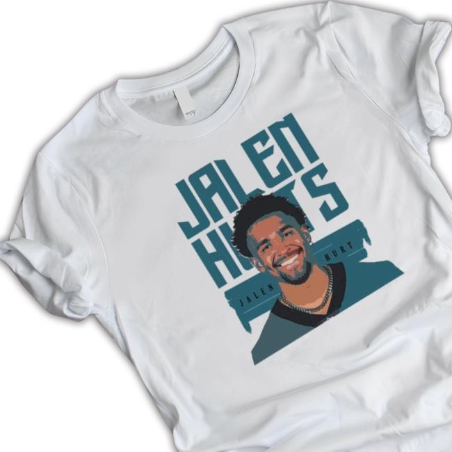 Official Digital Paint Jalen Hurts Art Long Sleeve Tee