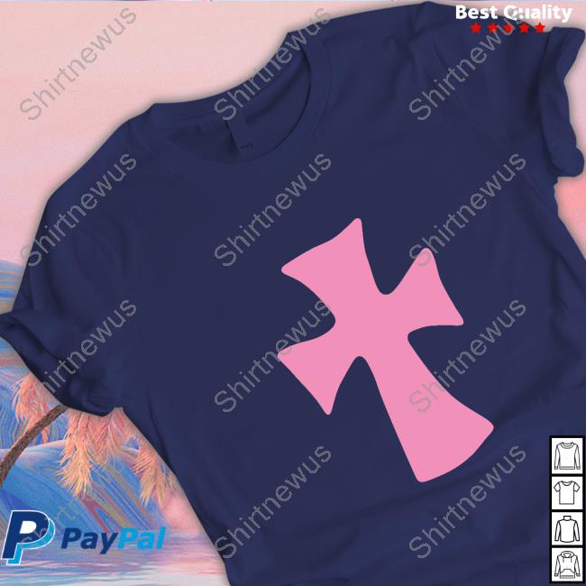 Official Lil Uzi Merch Pink Cross Tee Lil Uzi Merch Pink Cross Shirts Liluziofficial