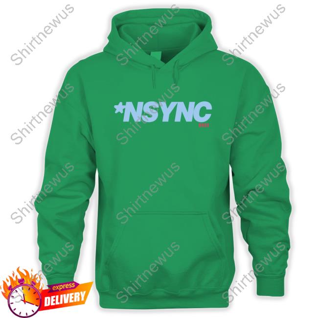 Official Nsync 2023 Logo Crewneck Sweatshirt Nsync 2023 Logo Long Sleeve Tee