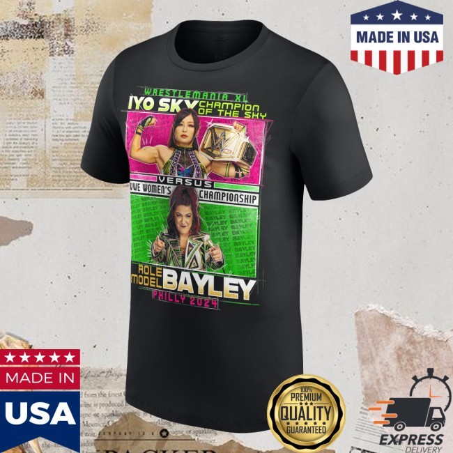 Official Wrestlemania 40 Iyo Sky Vs. Bayley Tee