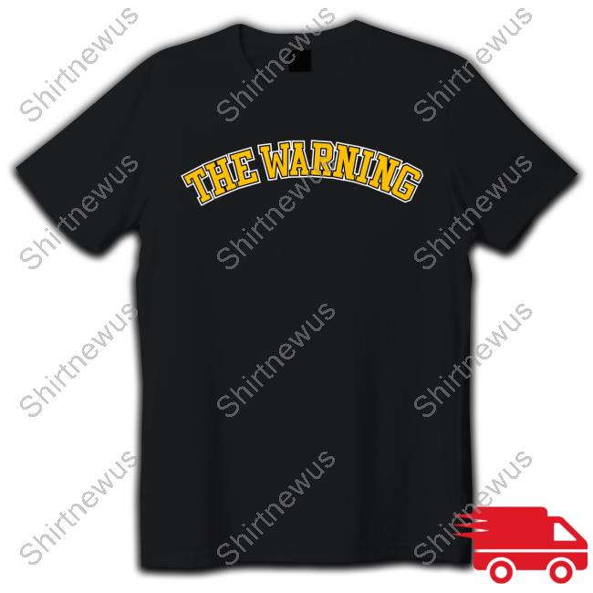 The Warning Merch Varsity Black Long Sleeve Shirt