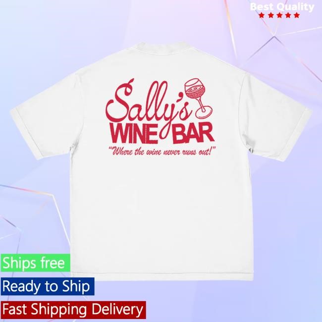 Official Role Model Merch Store Sally's Wine Bar Tees