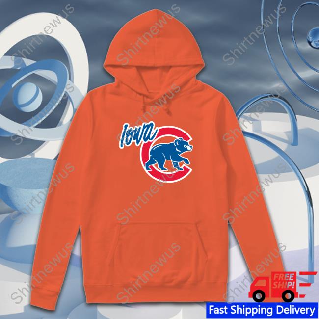 Iowa Cubs Walking Bear Long Sleeve T Shirt MiLB Iowa Cubs Walking Bear Long Sleeve T Shirt
