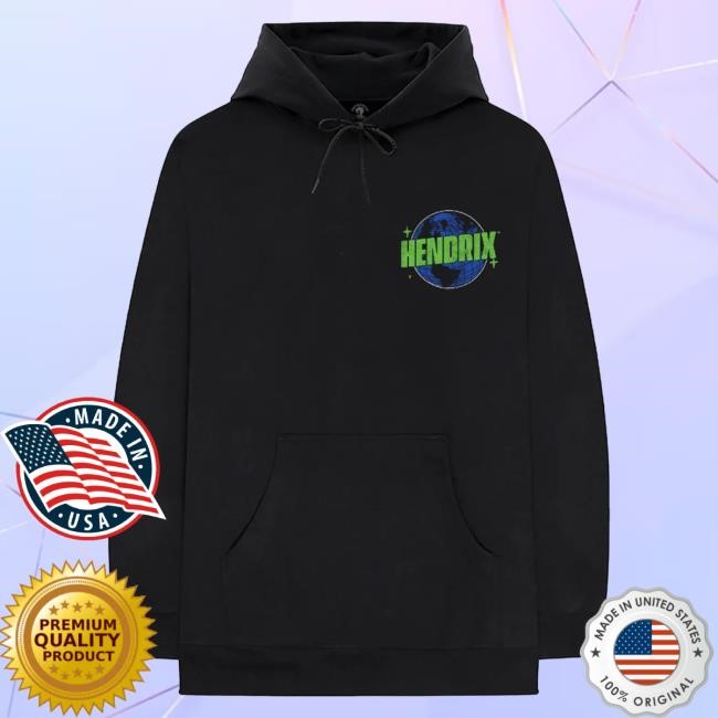 Official Jimi Hendrix Merch Store Jimi Hendrix Mother Earth Black Hoodies