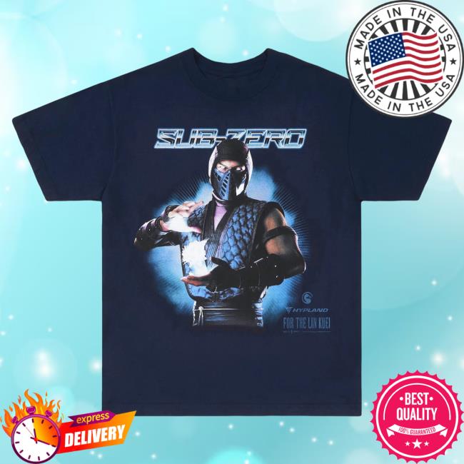 Official Hypland Clothing Merch Store Hypland Mk Sub Zero T-Shirts (Navy)