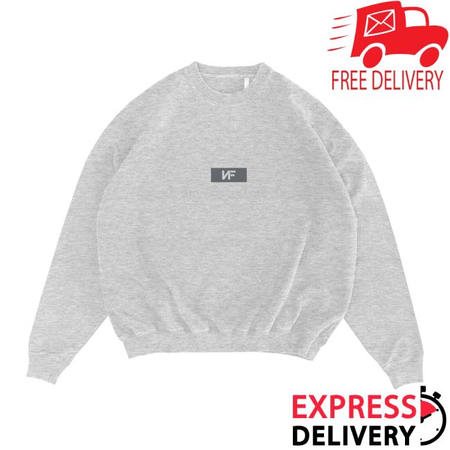 Nf Real Music Merchandise Heather Grey Realmusic Crewneck