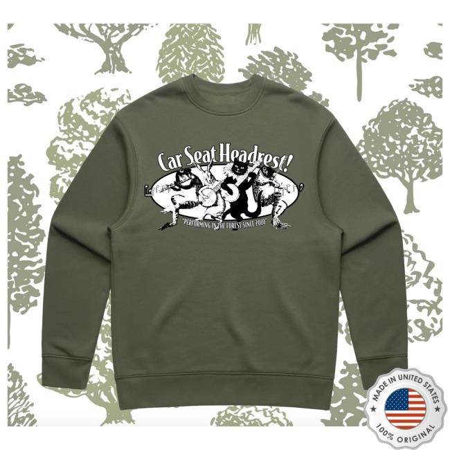 Official Car Seat Headrest Animal Band Shirts (From Kilby Block Party)