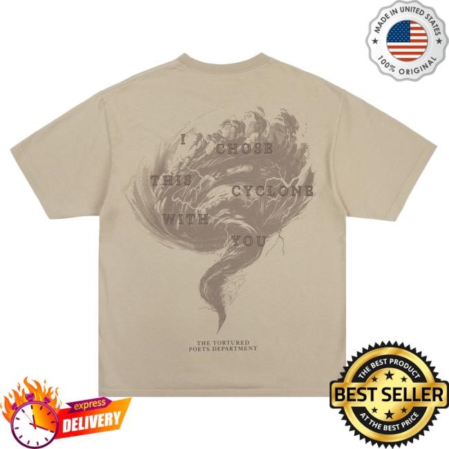 Taylor Swift Official Merch Store I Chose This Cyclone With You Tshirt Taylor Swift Clothing Shop Taylorswift
