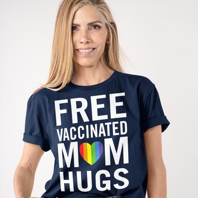 Charleston Pride Free Vaccinated Mom Hugs Pride LGBTQ Sweatshirts Kristen Johnston