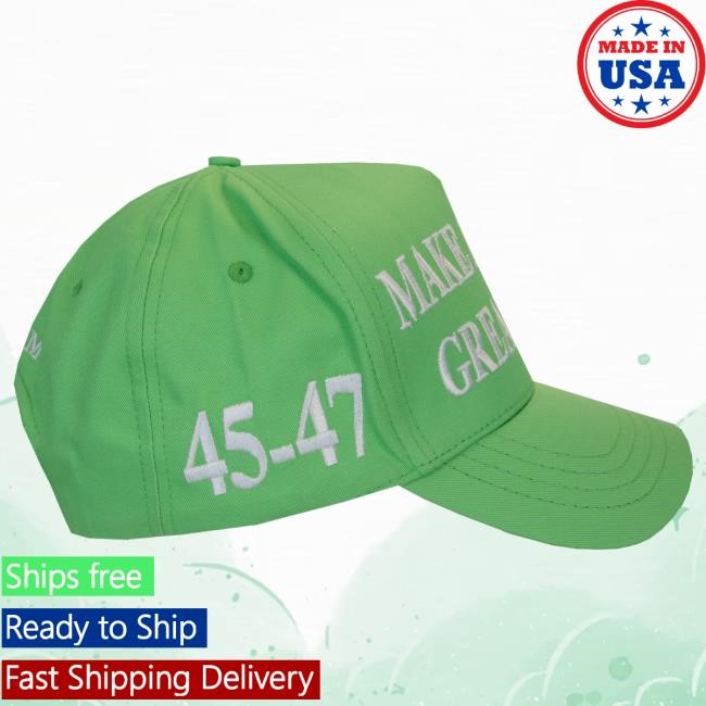 Official Donald Trump Merch Store Shop Donald Trump Special Edition:MAGA Hat – Pastel Green & White