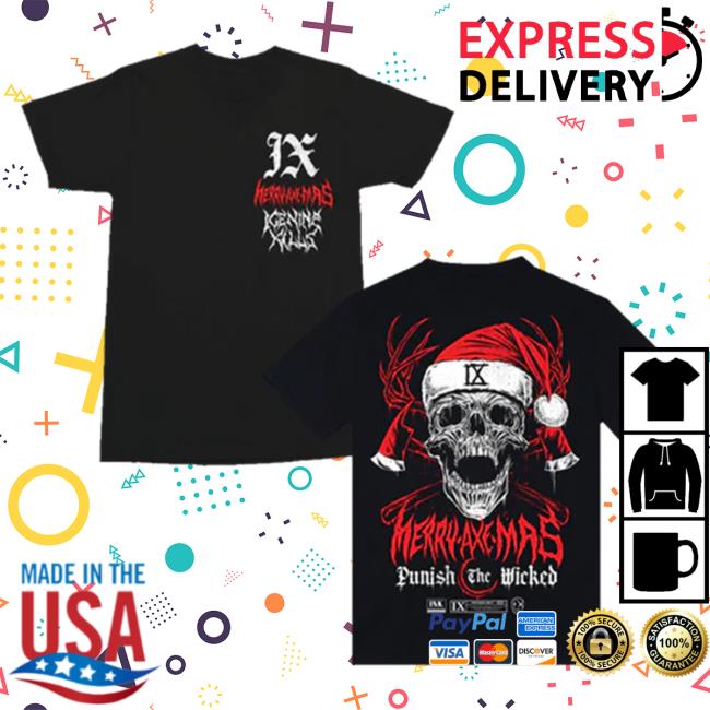 Official Ink Merch Store Ice Nine Kills Yule Be Sorry Beanie And Hell Shirt New