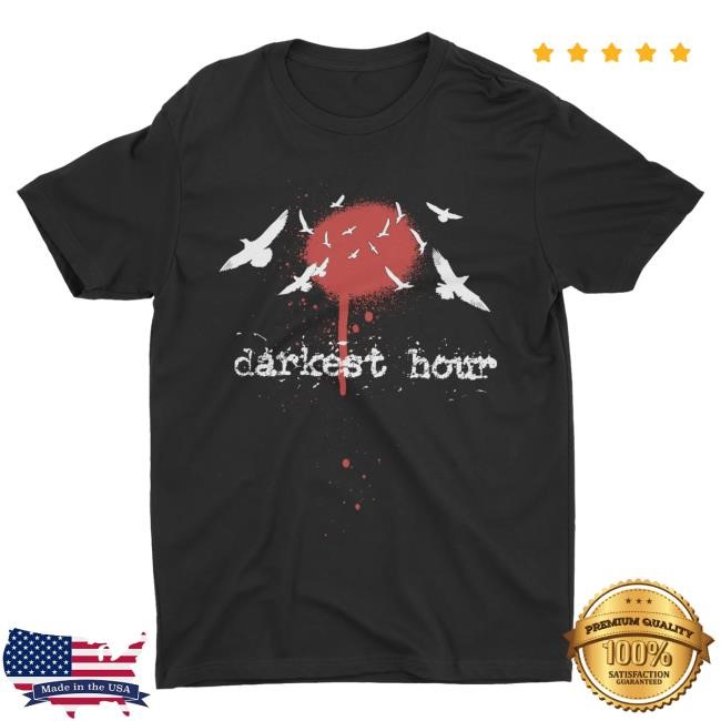 Official Night Shift Merch Store Shop Darkest Hour - Splattered Birds Hot Shirt Nightshift Merch