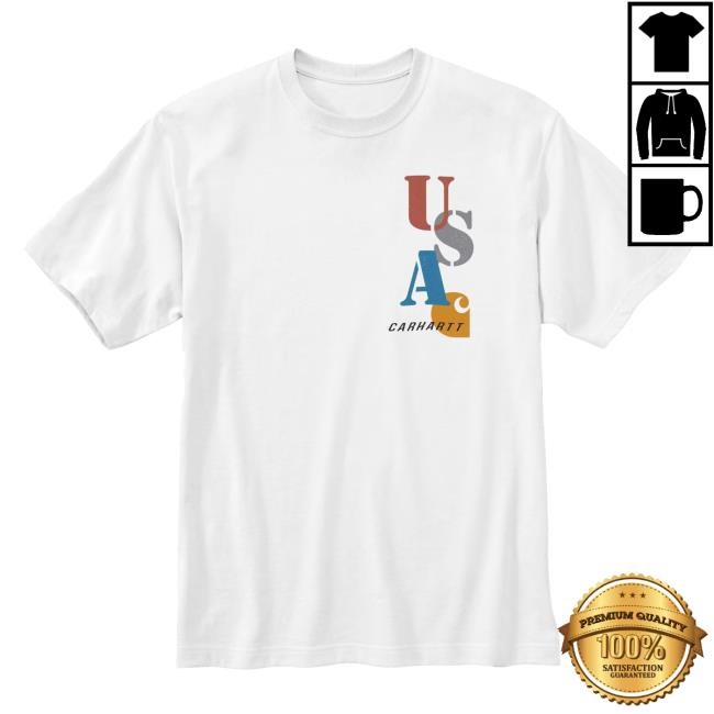 Carhartt Relaxed-Fit Midweight USA Graphic Tee Shirt
