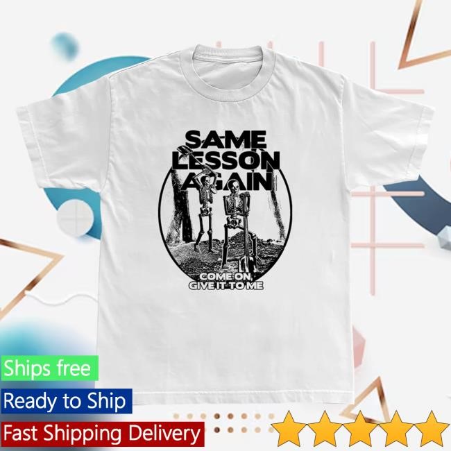Paramore Merch Store Paramore Same Lesson Again / Thick Skull Top Shirt