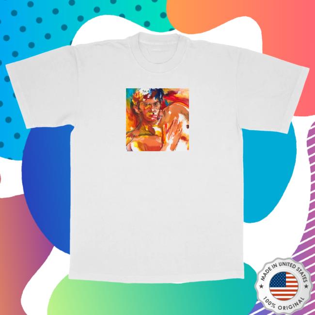 Official Omar Apollo Merch Live For Me Cover White T Shirt