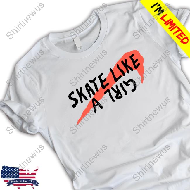 Official Yoo-Hyeon Skate Like A Girl Crewneck