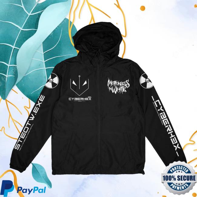 Official Cyberhex Windbreaker Hooded Sweatshirt Miwmerch