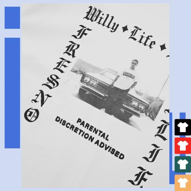 Official Willy Chavarria Willy Life Style Northsider Top Shirt White