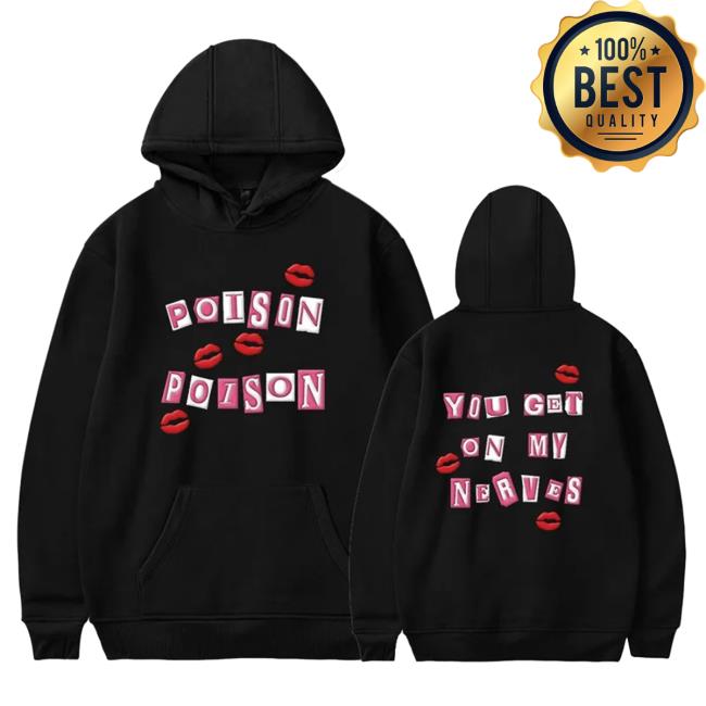 Renee Rapp Merch Poison Poison Retro Hoodie (Black)