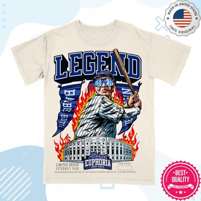 Planet Euphoria Merch Babe Ruth New Tee #/500 – Euphoria Shop